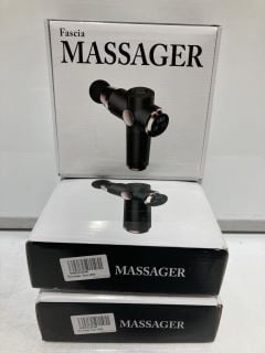 BOX OF FASCIA MASSAGER GUN