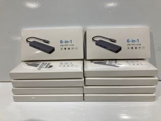 BOX OF 9 IN 1 USB TYPE C HUB