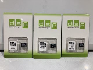 BOX OF DSP MEMORY CARDS 128BG FOR SAMSUNG DEVICES