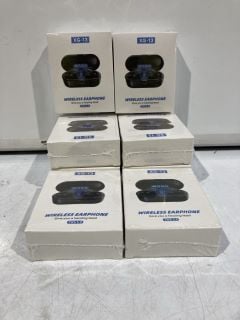 BOX OF XG 13 WIRELESS HEADPHONES