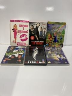 BOX OF 19522454 & CD'S TO INCLUDE BEAUTIFUL CREATURES, INSPECTOR MORSE