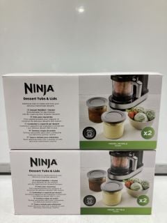 BOX OF NINJA DESSERT TUBS & LIDS