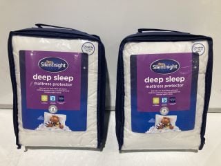 BOX OF SILENTNIGHT DEEP SLEEP DOUBLE MATTRESS PROTECTOR