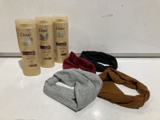 BOX TO INCLUDE DOVE SELF TAN LOTION MEDIUM TO DARK