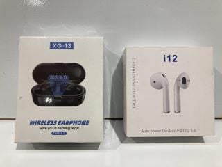 BOX TO INCLUDE XG-13 WIRELESS HEADPHONES