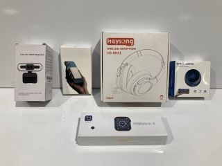 BOX TO INCLUDE HEYSONG WIRELESS HEADPHONES, WIFI CAMERA