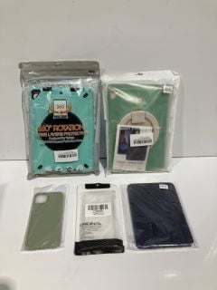 BOX TO INCLUDE BOX OF ASSORTED IPAD/MOBILE PHONE/ AIRPOD CASES