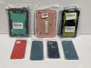 BOX TO INCLUDE BOX OF ASSORTED IPAD/MOBILE PHONE/ AIRPOD CASES