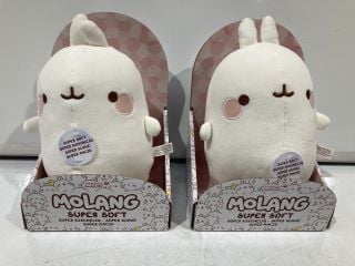 BOX OF 10X MOLANG 24CM PLUSHIE