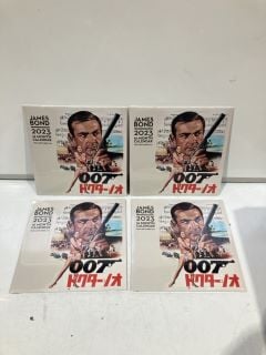 BOX OF JAMES BOND 2023 16 MONTH CALENDAR