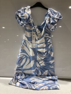 3 X ITEMS TO INCLUDE NEVER FULLY DRESSED MONO SKYLER WRAP DRESS MULTI UK SIZE LARGE RRP £54.99