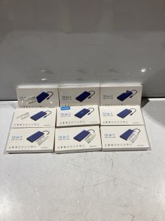 BOX OF ASSORTED ITEMS TO INCLUDE 12 IN 1 USB TYPE-C HUB