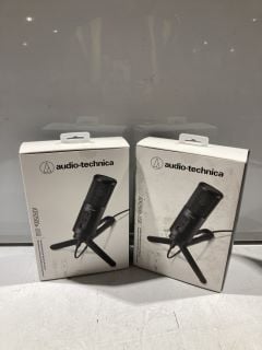 2 X AUDIO-TECHNICA ATR2500X-USB