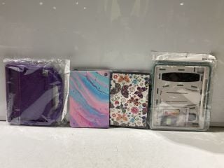 BOX OF ASSORTED ITEMS TO INCLUDE LARGE TABLET PROTECTIVE CASE