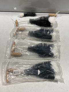 BOX OF ASSORTED ITEMS TO INCLUDE SAIMLY PACK OF 2 BOTTLE BRUSHES BLACK