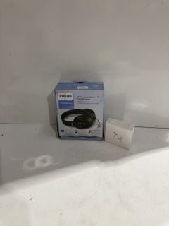 6 X ITEMS TO INCLUDE PHILIPS BLACK HEADPHONES