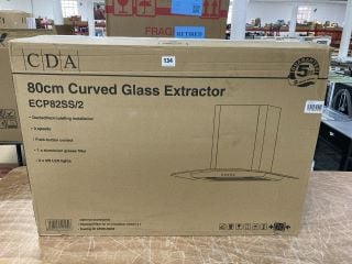 CDA 80CM CURVED GLASS EXTRACTOR MODEL: ECP82SS/2 - RRP.£229