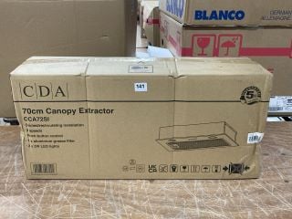 CDA 70CM CANOPY EXTRACTOR MODEL: CCA72SI- RRP.£99