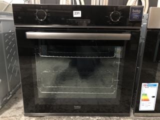 BEKO BUILT-IN SINGLE OVEN MODEL: BBXIM17300DX - RRP.£318 (EX-DISPLAY)