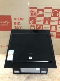 BOSCH BLACK GLASS COOKER HOOD MODEL: DWK67CM60B - RRP.£699 (EX-DISPLAY)