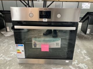 AEG BUILT-IN SINGLE OVEN MODEL: BPS356061M - RRP.£649 (EX-DISPLAY)