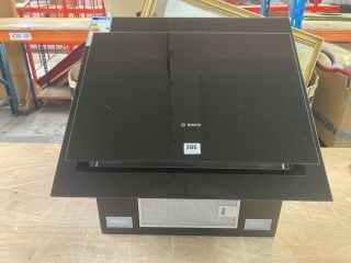 BOSCH BLACK GLASS COOKER HOOD MODEL: DWK67CM60B - RRP.£699 (EX-DISPLAY)