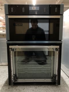 NEFF BUILT-IN DOUBLE OVEN MODEL: U2ACM7HH0B/87 - RRP.£1299