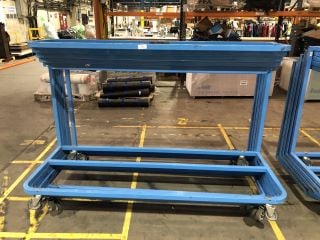 X 5 STEELEY SUITE TROLLEYS