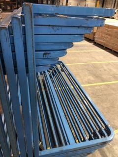 X 5 STEELEY SUITE TROLLEYS