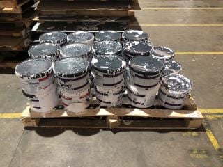 PALLET OF ASSORTED PAINT TO INCLUDE MACPHERSON CONTRACT MATT AND ECLIPSE EMULSION