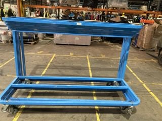 X 5 STEELEY SUITE TROLLEYS