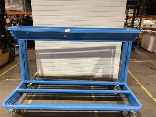 X 5 STEELEY SUITE TROLLEYS