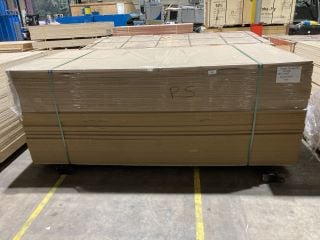 X187 PCS OF MDF 2440 X 607 BOARDS