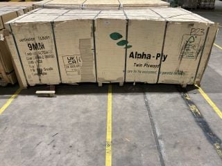 X100 PCS OF 2440 X 1220 APLHA PLY TWIN PLYWOOD