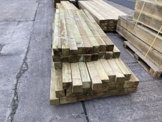 QTY 29 FENCE POST 3000MM X 100MM X100MM TO INCLUDE FENCE 18 2240MM 100M 100M