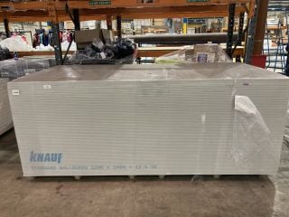 QTY 72 KNAUF STANDARD WALLBOARD 1200X2400X12.5