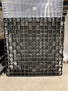 PALLET OF PROTECTIVE PLASTIC PRE FLOORING