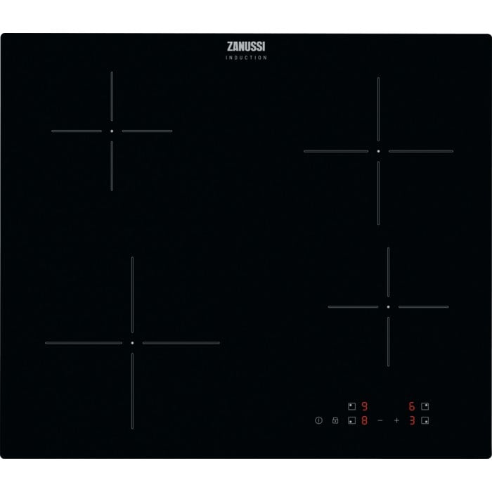 ZANUSSI 60CM 4 ZONE INDUCTION HOB - BLACK MODEL: ZIBN646K RRP: £339(IN PACKAGING)