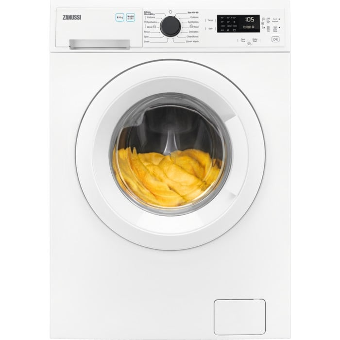 ZANUSSI 8KG / 4KG WASHER DRYER WITH 1600 RPM - WHITE MODEL: ZWD86NB4PW RRP: £679(IN PACKAGING)