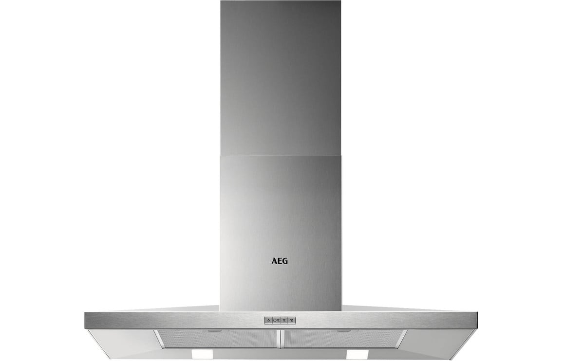 AEG 90CM CHIMNEY COOKER HOOD - STAINLESS STEEL MODEL: DKB4950M RRP: £342(IN PACKAGING)