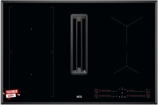 AEG 6000 EXTRACTOR HOB  80CM VENTING INDUCTION HOB - BLACK - FOR DUCTED VENTILATION MODEL: CDE84543IB RRP: £1,442(IN PACKAGING)