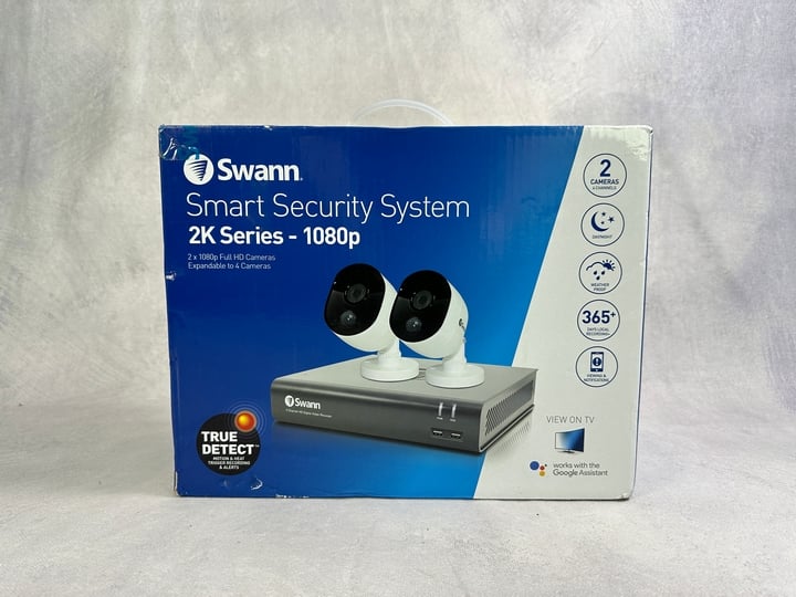 Swan Smart Security System, 2K Series - 1080P Sealed Boxed (VAT ONLY PAYABLE ON BUYERS PREMIUM)