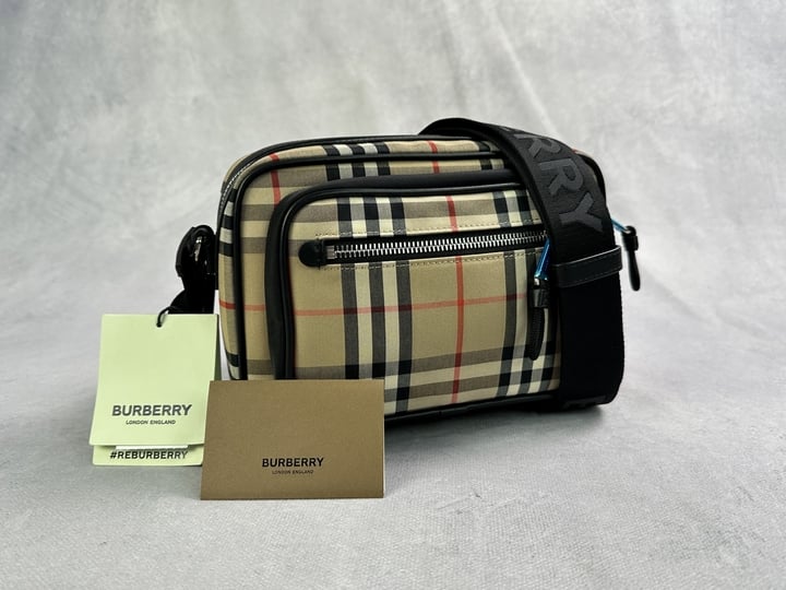 Burberry Paddy Vintage Check Shoulder Bag With Tags - 23x16x7cm (Approx) (VAT ONLY PAYABLE ON BUYERS PREMIUM)