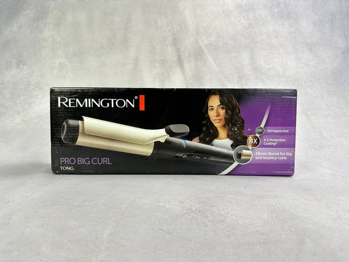 Remington Pro Big Curl Tong Boxed (VAT ONLY PAYABLE ON BUYERS PREMIUM) (JAAP49)