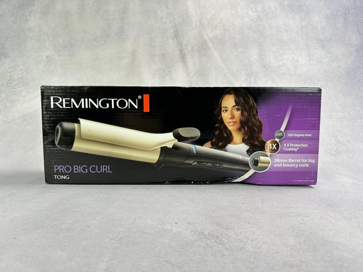 Remington Pro Big Curl Tong Boxed (VAT ONLY PAYABLE ON BUYERS PREMIUM) (JAAP50)