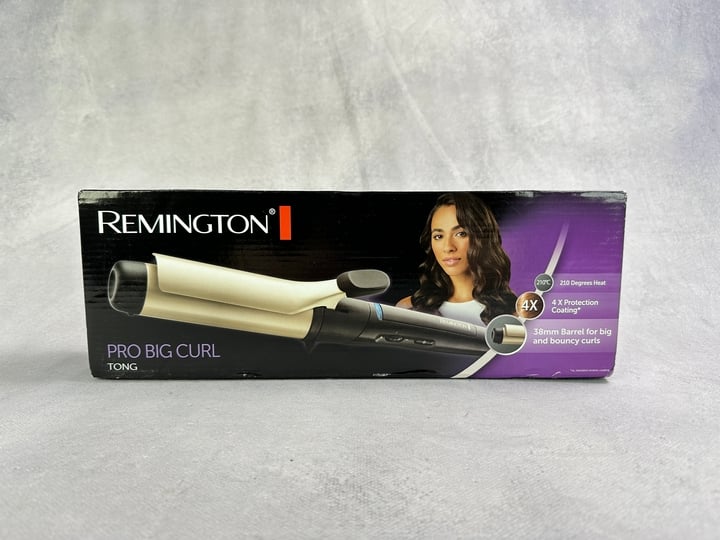 Remington Pro Big Curl Tong Boxed (VAT ONLY PAYABLE ON BUYERS PREMIUM) (JAAP52)