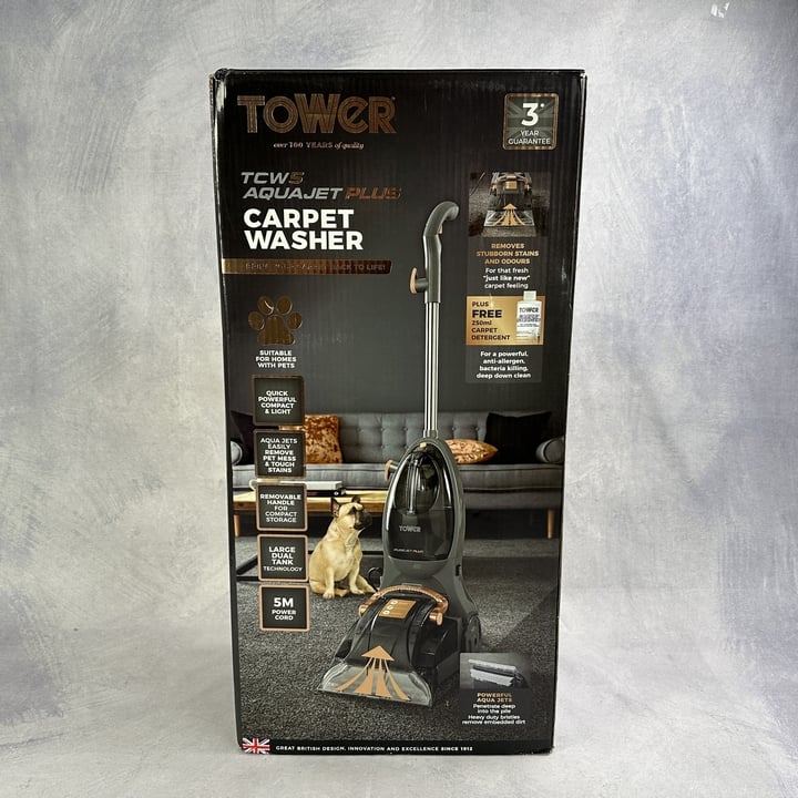 Tower TCW5 Aquajet Plus Carpet Washer Boxed (VAT ONLY PAYABLE ON BUYERS PREMIUM)