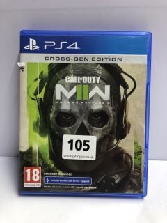 PLAYSTATION 4 CALL OF DUTY MODERN WARFARE II CROSS-GEN EDITION CONSOLE GAME (18+ ID REQUIRED)