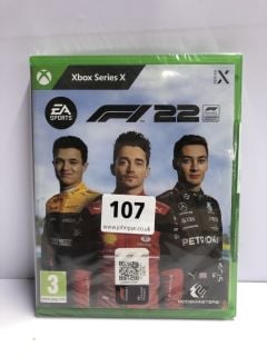 XBOX SERIES X /XBOX ONE EA SPORTS F1 22 CONSOLE GAME (SEALED)