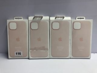 4 X APPLE IPHONE 15 PLUS SILICONE CASES - TOTAL RRP.£196